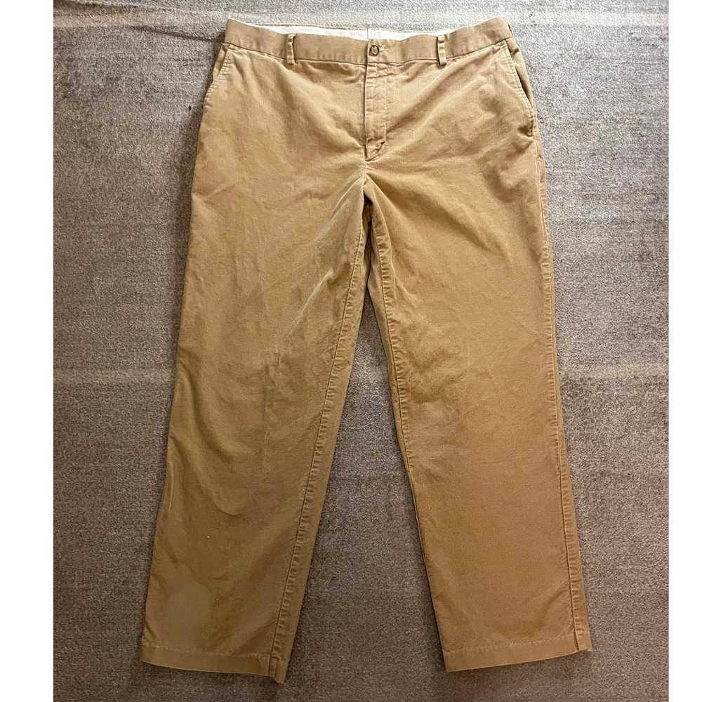 Jos A Bank Executive Collection Corduroy Pants Khaki Tailored Fit 38x30 Preppy
